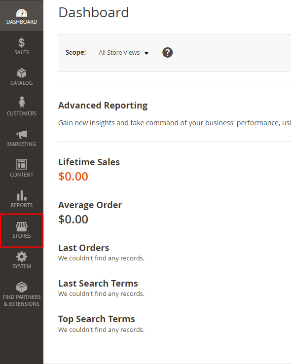 Magento Step 1