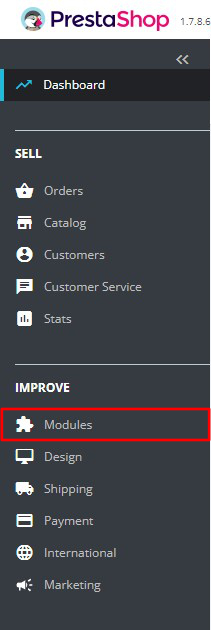 PrestaShop Step 1