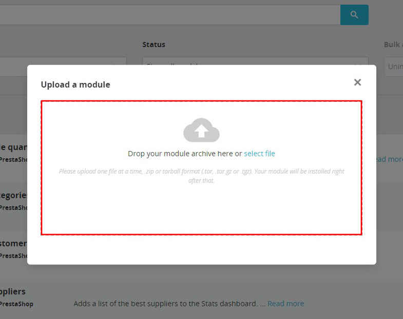 PrestaShop Step 4