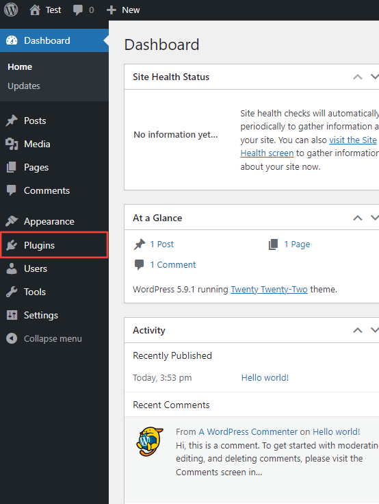 WooCommerce Step 1