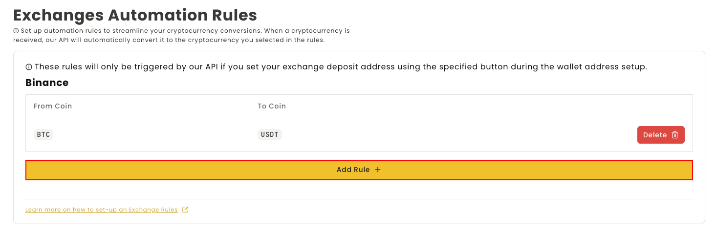 Setting up exchange automation rules - Step 4